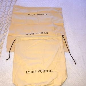 Auth LV dust bags size GM and MM